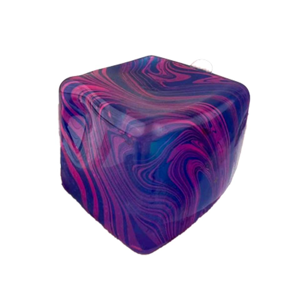 Stresswürfel Squishy Stressbälle für Angst Stressabbau Langsam aufsteigend Funkelnder Malzzucker Knetspielzeug