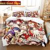 3D Cartoons LoveLive! School idol project Bedding Sets Duvet Cover Set With Pillowcase Twin Full Queen King Bedclothes Bed Linen