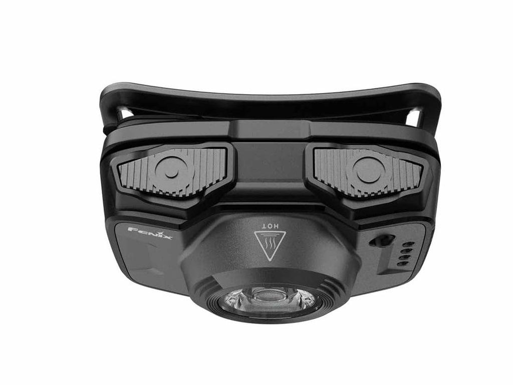 fenix HL12R 500 Lightweight IP66 Waterproof V2.0 Headlamp, USB-C Rechargeable, Built-in Lumens, 72.5g, (Gray)