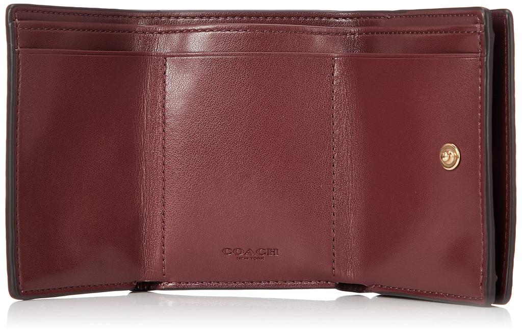 Unisex Leather Trifold Wallet 88666 [Coach] Im/Taupe [Item]