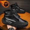 Winter Sports Shoes Fleece Thickened Warm Men's Cotton Shoes Korean Version Versatile Casual Shoes Martin Boots Men's Spot