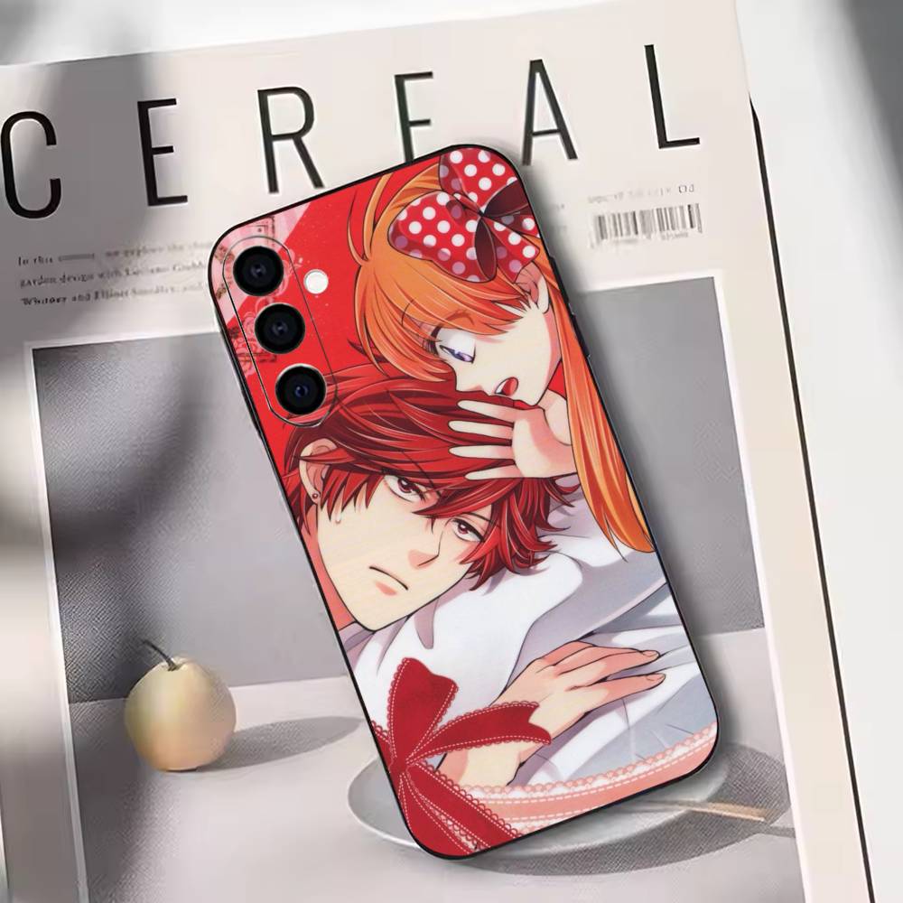 

Monthly Girls Nozaki-kun Phone Case For Samsung Galaxy A73,A72,A71,A70,A53,A52,A51,Others Soft Black Cover Samsung a72