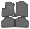 Velour Graphite Car Mats For: KIa eNiro / Niro EV Crossover (2016-)