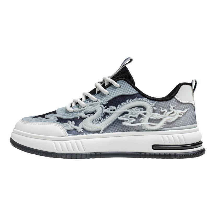 Fashion Spring and Autumn New Exquisite Men's Casual Sneakers Fashion Trend Mesh Lightweight and Breathable Outdoor Sports Running Shoes