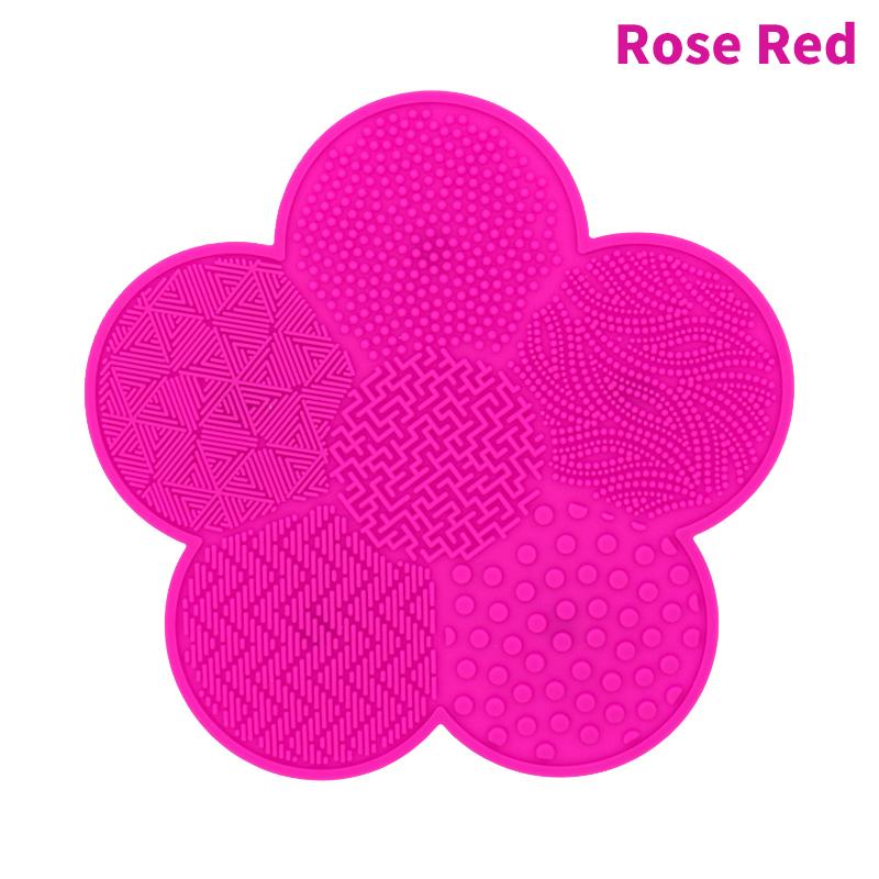 1pc Colorful Heart Shape Clean Make Up Brushes Wash Brush Silica Glove Scrubber Board Cosmetic Cleaning Tools For Makeup Brushe