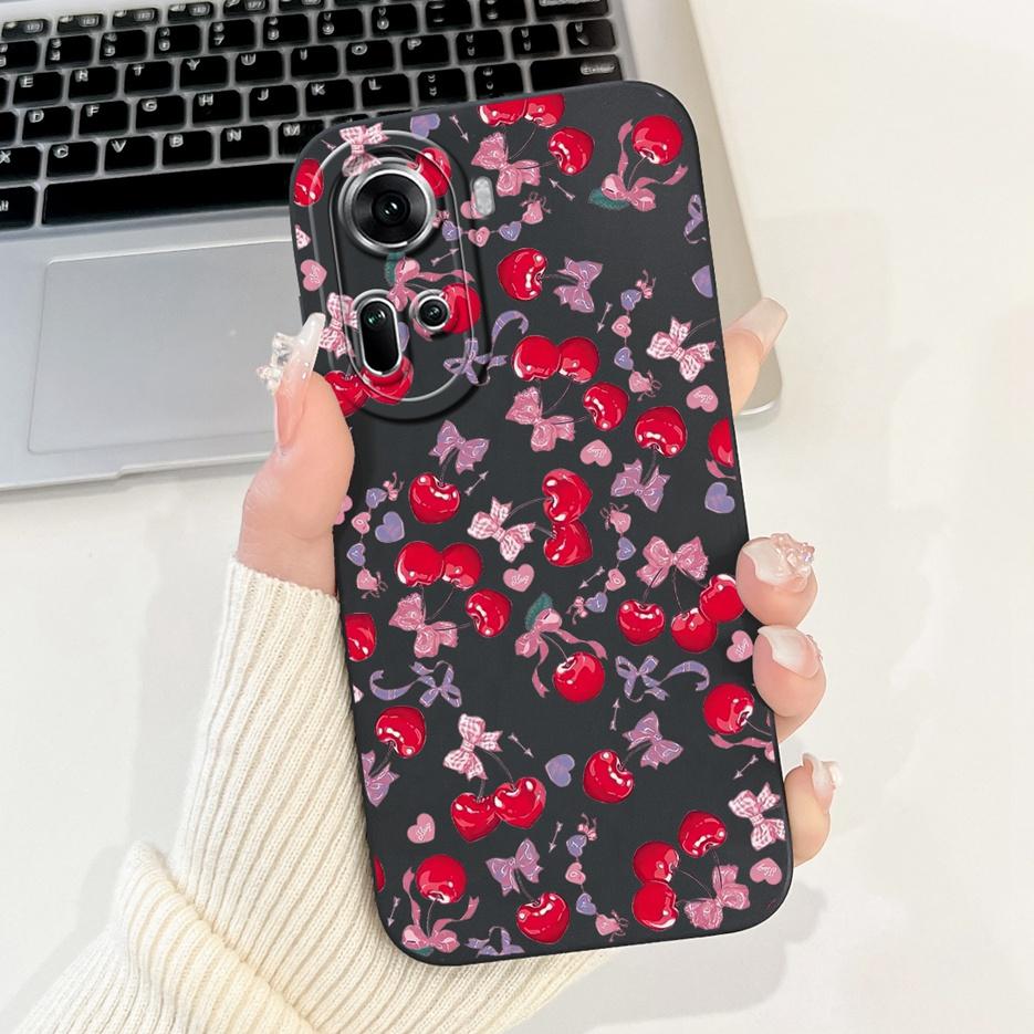 For Oppo Reno 11 5G Case Reno11 F CPH2603 Cute Panda Cartoon Cover Soft Silicone Phone Case For Oppo Reno 11 Pro Reno11 11F Bags