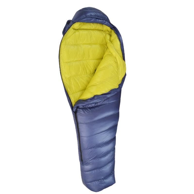 Ultra-light Four Seasons Adult Duck Down Sleeping Bag for Camping and Mountaineering