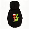 Merry Christmas Pet Hoodie Santa Truck Tree Printed Soft Fleece Sweatshirt Winter Holiday Party Dress‑up Outfit For Teddy Bichon