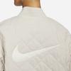 Nike Sportswear Solid Reversible Design Stand Collar Zip Jacket Women Jackets Sail-White DV7877-104