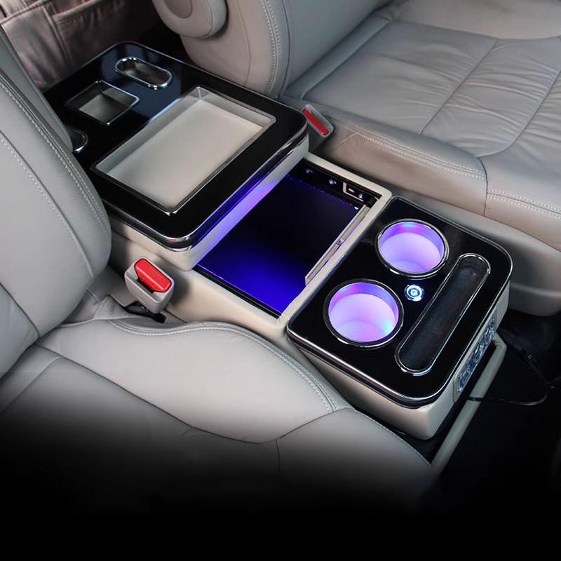 For VW Caravelle / Multivan T5 T6 T7 2000-2023 Row Front Railing Box Set General Business Armrest Central Store Business Car