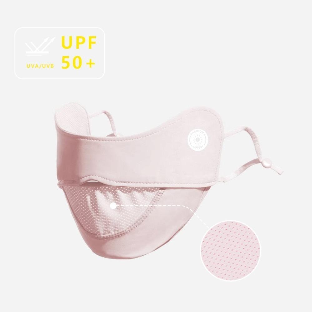 

Washable Ice Silk Mask Breathable Riding Face Mask New Face Cover Scarf Four Seasons рожевий