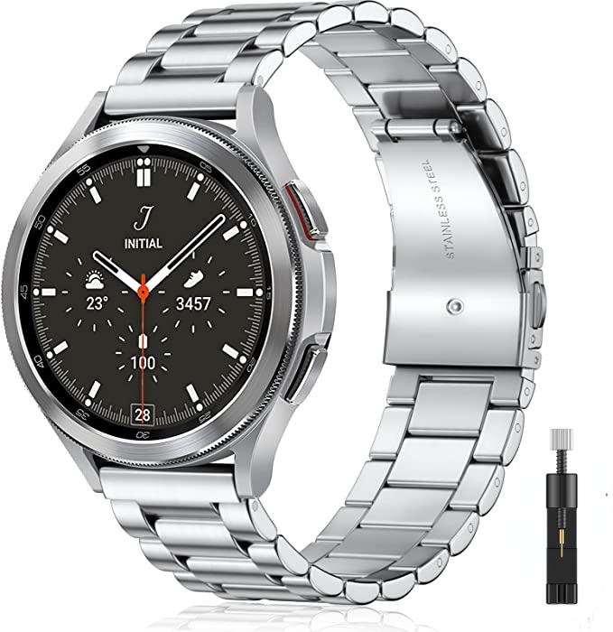 Cinturino in Metallo per Samsung Galaxy Watch 7/6/5/4 40mm 44mm Braccialetto in Acciaio Inossidabile Galaxy Watch 6/4 Classic 47mm 43mm 46 42mm/5pro 45mm