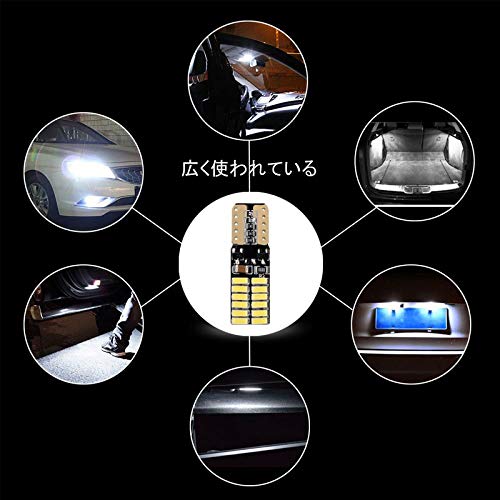 T10 W5W LED with Built-in CANBUS Canceller DC12V 4014SMD 24