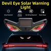 5 Modes Solar Warning Light Creative Car Atmosphere Light Rear Window Light  Auto Decoration