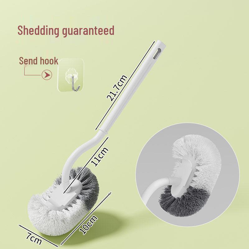 Wall-Mounted Toilet Cleaning Brush with Long Handle for Efficient Corner Cleaning
