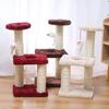 3-Layers Cats Toys Scratching Post Sisal Rope Three Pillars For Kitten Grind Claw Cat Climbing Frame Posts Pet Furniture