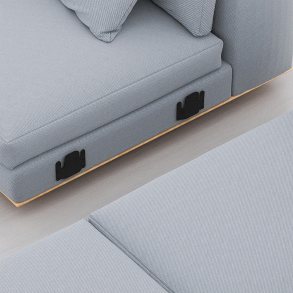 4PCS Metal Sofa Connection Buckles – Strong Interlocking Furniture Connectors With Screws Furniture Fasteners With 24 Screws