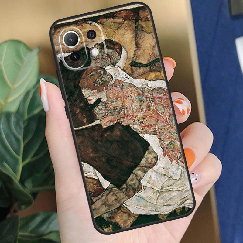 Egon Schiele Art Case For Xiaomi 13T Pro 12T 11T 14 12 13 Lite 12X POCO X5 X3 F5 Pro X4 F3 F4 C65 M5s Cover