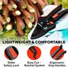 Premium Garden Clippers Gardening Tasks 3 Times Easier, Rachet Hand Ideal For Those With Arthritis Or Weak Hands, Cut Capacity S