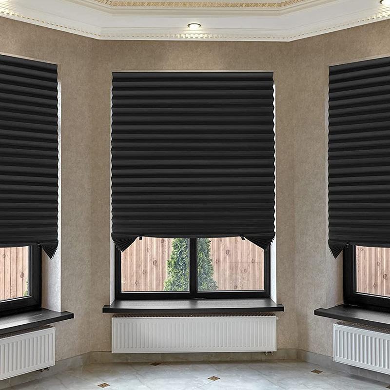 

1 шт. клейкие плиссированные шторы затемняющие шторы жалюзи занавески