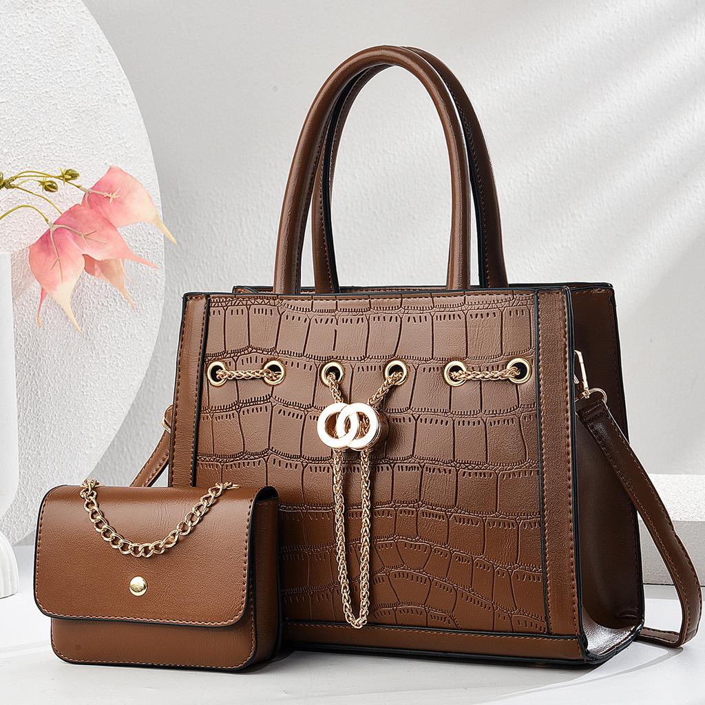 New High Appearance Level Handbag Chain Small Bag Stone Pattern Trend Shoulder Bag with Large Capacity Crossbody Bag