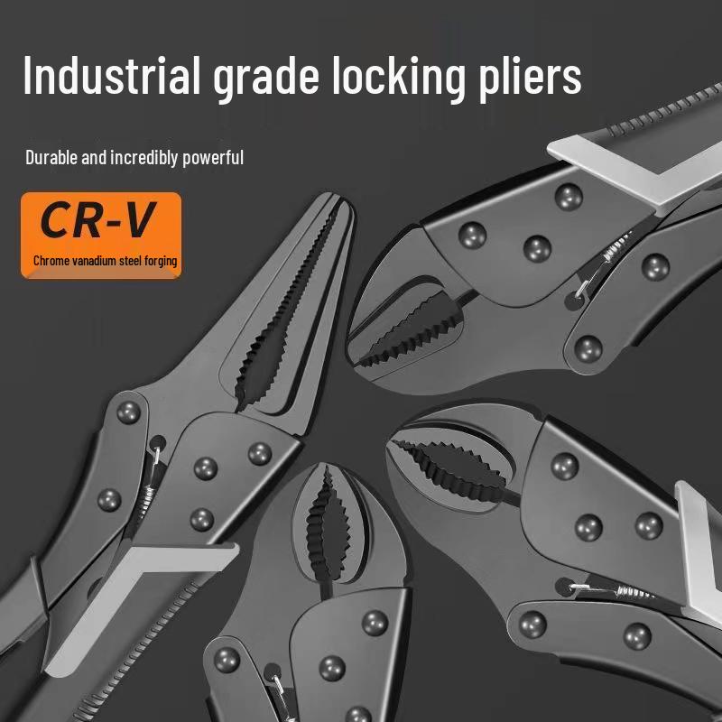 Industrial Grade Adjustable Locking Pliers – Heavy Duty Multifunctional Clamp for Woodworking