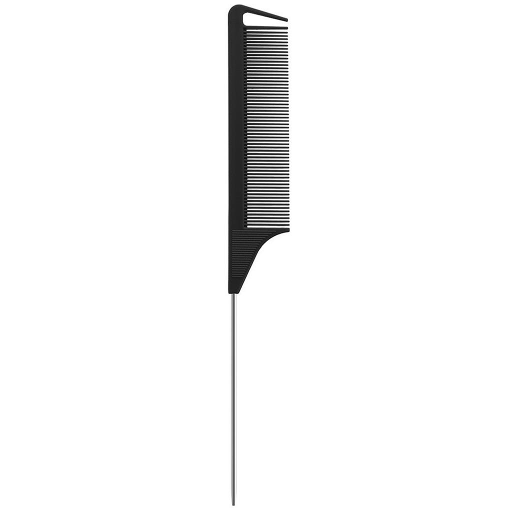 Stainless Steel Pointed Tail Hair Professional Hair Comb Hair Brush Salon Hair Styling Tool Hair Comb Special for Real Hair Wigs