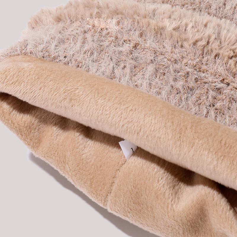 Zimowe poroże Gruba ochrona słuchu Czapka z dzianiny Świąteczna damska ciepła pluszowa czapka na zewnątrz