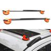 Car Roof Rack Crossbars with Two Square Steel Suction Cup Universal Rooftop Cargo Luggage Carrier 36.22-inch Tubes, Mount,