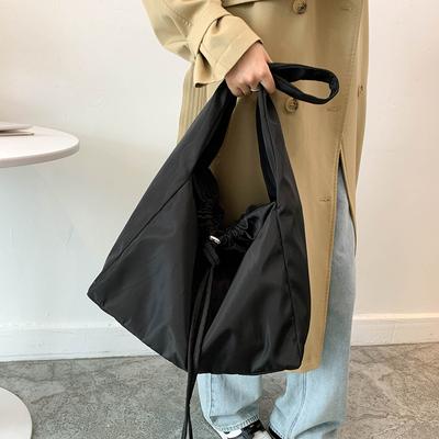 Casual Drawstring Shoulder Bags For Women Large Capacity Handbag Sport Gym Bag Shopping Bag Gilr Hobo Bag Bolsa Feminina