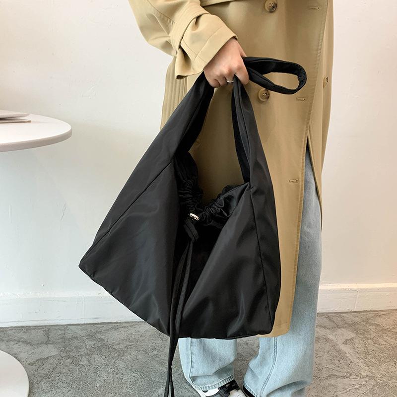 Casual Drawstring Shoulder Bags For Women Large Capacity Handbag Sport Gym Bag Shopping Bag Gilr Hobo Bag Bolsa Feminina