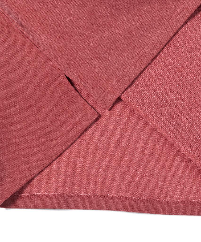 BEYOND CLOSET [Collection Line] 90S Archive Pique Sweatshirt Washed Red