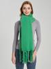 Fashion Solid  Women Scarf Winter Hijabs Tassel Imitation Cashmere Scarve Wrap Shawl Pashmina Foulard Femme Bufanda Echarpe
