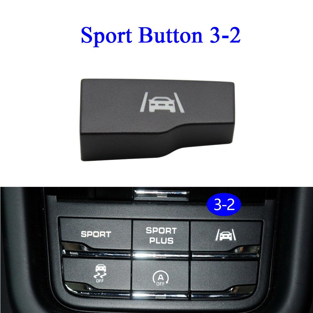 Car Front Console Drive Mode Suspension Sport Button Center Traction Control Switch For Porsche Cayenne 7P5 2010-2018