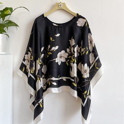 Silk Scarf 110X110Cm Luxury Designer Pullover Scarf Print Head Large Handkerchief Hijab Shawl Women Bandanna Foula