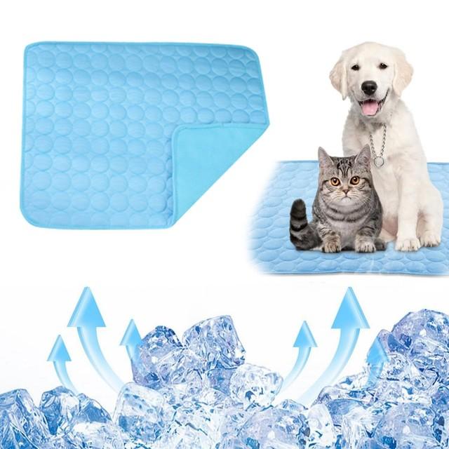 

Летний охлаждающий коврик для домашних животных, устойчивый к влаге и разрывам, охлаждающий коврик для сна, подстилка для отдыха Acesorios Para Gatos Mascota XXL
