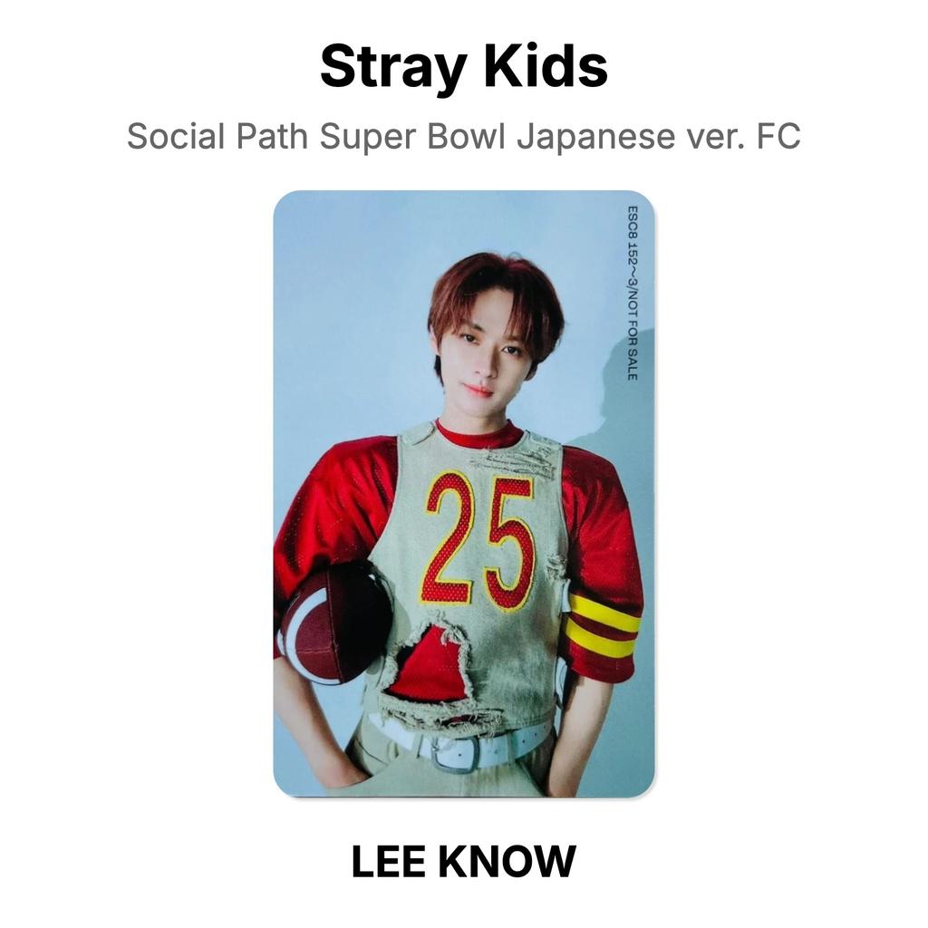 Stray Kids Social Path Super Bowl Japanese ver. FC Official Photocard