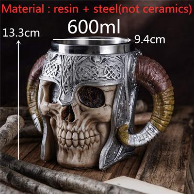 1 Piece 450ml Hawaii Tiki Mugs Cocktail Cup Beer Beverage Mug Wine Mug Ceramic Ku.Ku.Kauioo Mugs Barware
