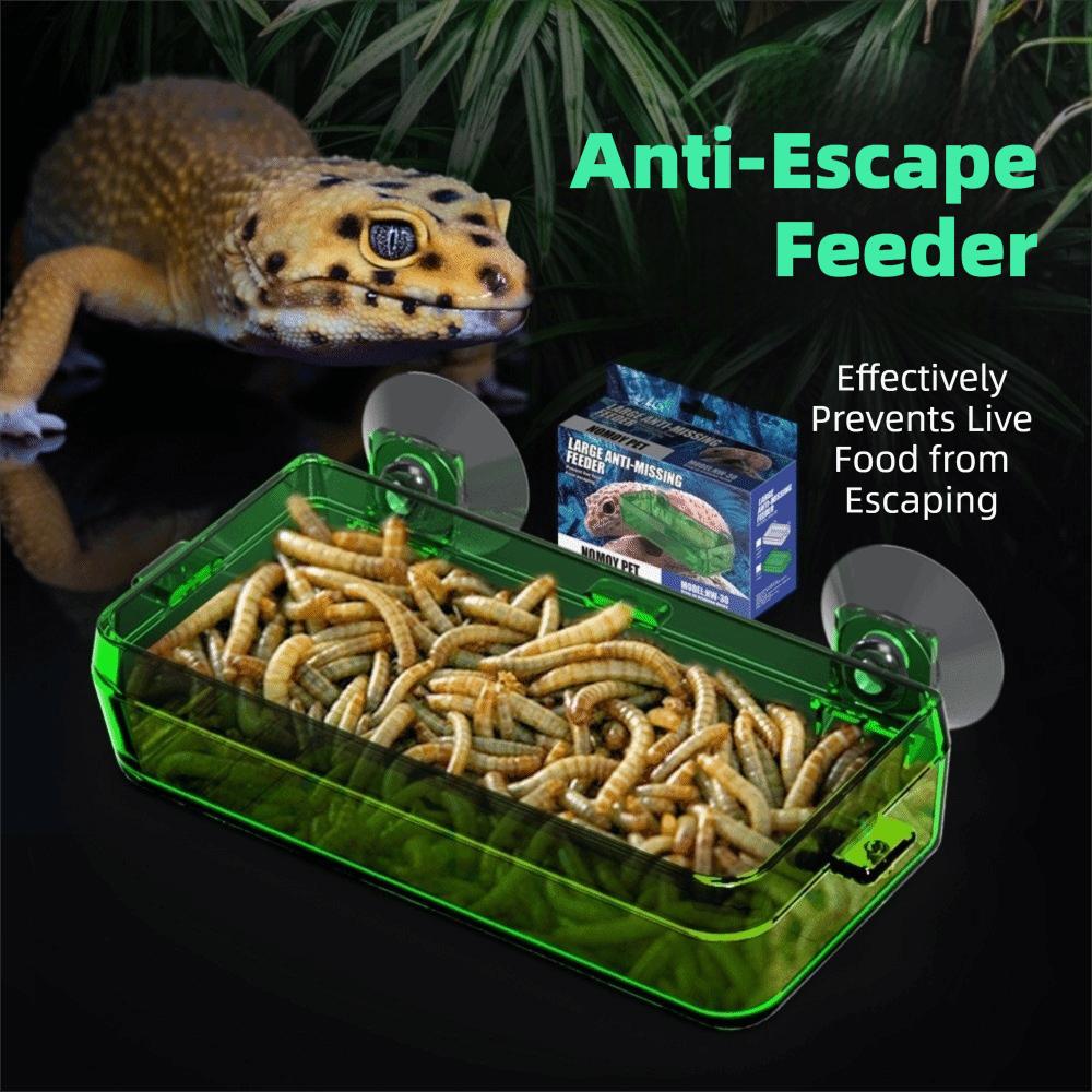 Anti-Escape Reptile Food Dish Reptile Food Water Feeding For Chameleon Iguana Lizard Snakes