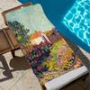 V-van art Towel Large G-Gogh Quick-Drying Microfiber soft Beach Towel for Travel Fitness Sauna Bathing Camping