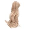 Doll Hair Wig Curly   Neat Bangs   Cutting Soft Doll Supplies for 1Celsius3 8 To 9in Head Circumference   Doll