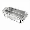 Sink Draining Basket Expandable overtheSink Colander Metal with Handles for Apartment M 304