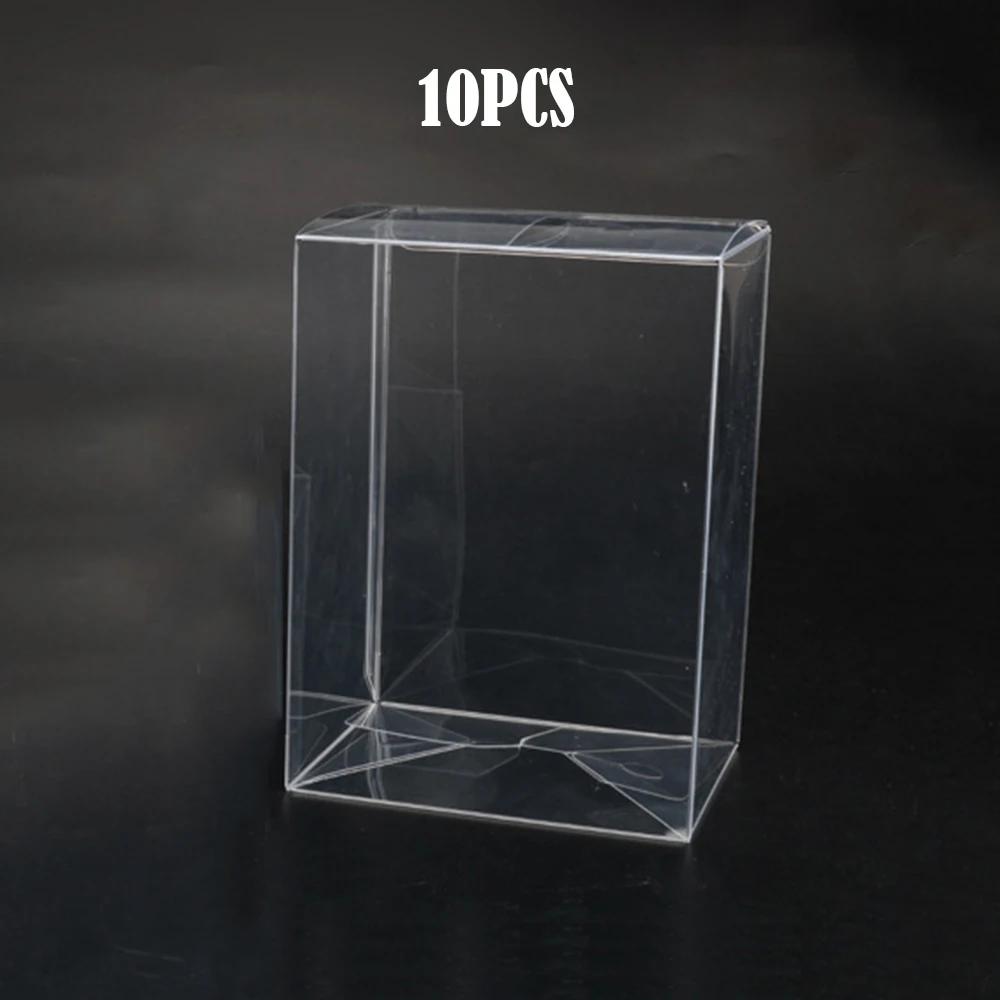 

10 шт. пылезащитный прозрачный защитный чехол для витрины прозрачный чехол для виниловых фигурок 4 дюйма для хранения игрушек прозрачный