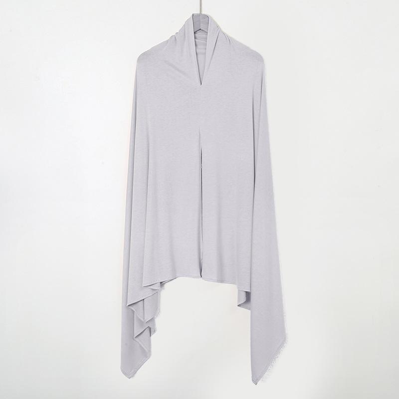 Malaysia Baotou Convenient Scarf Singed Cotton Solid Color Equal Length Sweat Cloth Headscarf
