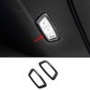 For Mercedes-Benz GLC 2016- Steel Black Rear Reading Light Lamp Frame Trim