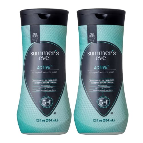 

Summer s Eve [Official Manufacturer] Summer s Eve Active Cool Wash (Set of 2) - For after exercise or when you re concerned about sweating in your sen