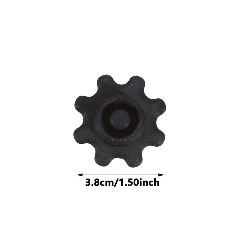 5pcs Flexible Gear-Style Tube Caps, Durable Plastic, 7 Colors, Prevents Glue Hardening, for Silicone Repair, Outdoor Use, Gift
