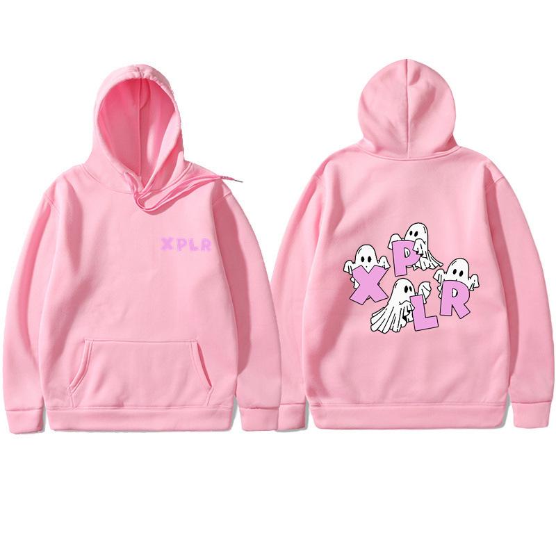 Sam and Colby XPLR Retro Ghost Hoodie - Unisex