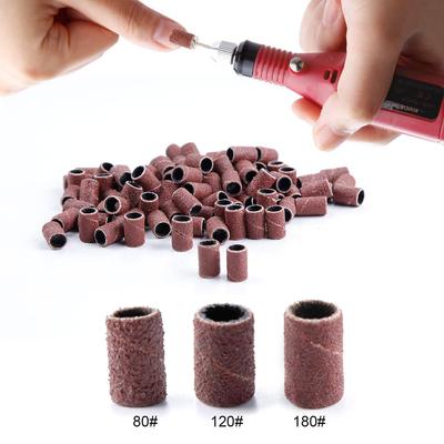 Professional 100pcs Sanding Bands Nail Machine Tools Replaceable Electric Nail Files Drill Bits