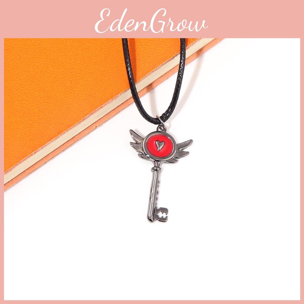 Key Hotel Necklace With Anime Cartoon Metal Pendant Jewelry Gift Fashion
